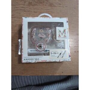 Mia Charro Protective Soft Case With Carabiner And Cleaner For Airpods Pro